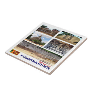 Carreau zLK015 collage POLONNARUWA, Sri Lanka,