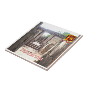 Carreau zLK020 TEMPLE Polonnaruwa, Sri Lanka, Asie,