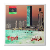 Carreau zLY025 TRIPOLI, Tours, Libye, Afrique, (Devant)