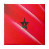 Carreau zMA002 MAROC, Drapeau d'agitation, Afrique, (Devant)