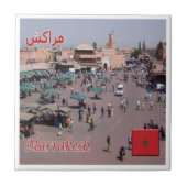 Carreau zMA025 MARRAKESH, Maroc, Afrique, (Devant)