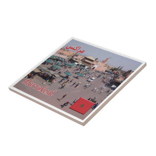 Carreau zMA025 MARRAKESH, Maroc, Afrique,