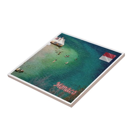 Carreau zMC030 MONACO la mer, Europe, (Côté)