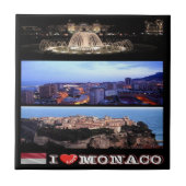 Carreau zMC032 MonACO collage "I Love", (Devant)