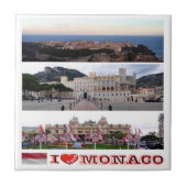 Carreau zMC034 MonACO collage "I Love", (Devant)
