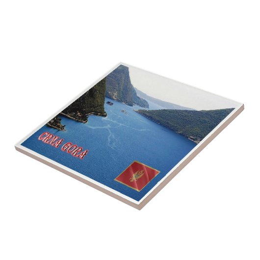 Carreau zME018 GOLFE DE KOTOR, Monténégro, (Côté)