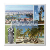 Carreau zMG014 MADAGASCAR, Antananarivo, Afrique, (Devant)