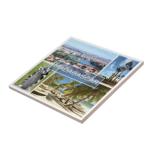 Carreau zMG014 MADAGASCAR, Antananarivo, Afrique, (Côté)