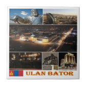 Carreau zMN004 ULAN BATOR, Mongolie, Asie, (Devant)