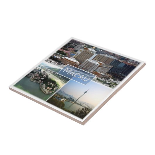 Carreau zMO004 MACAU ou MACAO, Asie, (Côté)