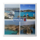 Carreau zMT005 LE LAGON BLEU, Malte, (Devant)