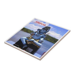 Carreau zMU004 MAURITIUS, God Shiva, Afrique,