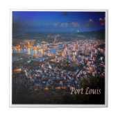 Carreau zMU016 PORT LOUIS, Maurice, Afrique, (Devant)