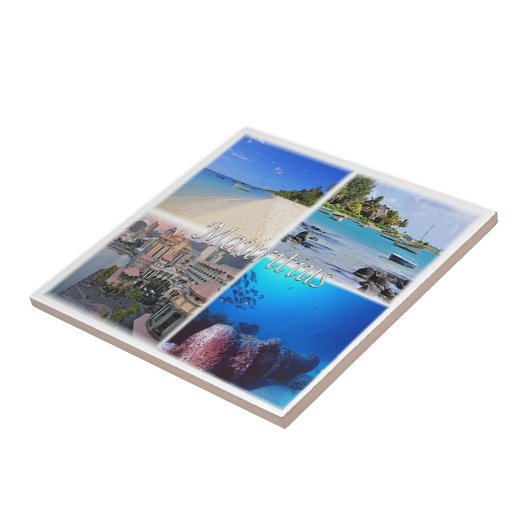 Carreau zMU023 MAURITIUS, Mosaïque, Afrique, (Côté)