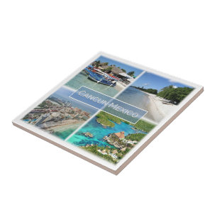 Carreau zMX003 CANCUN, Mosaic, Mexique, Amérique,