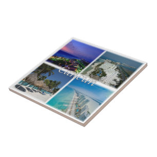 Carreau zMX005 CANCUN, Mosaic, Mexique, Amérique,