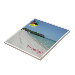 Carreau zMZ004 MOZAMBIQUE, Plage, Afrique,