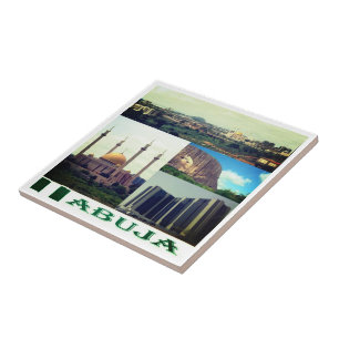 Carreau zNG005 ABUJA, Mosaic, Nigeria, Afrique,