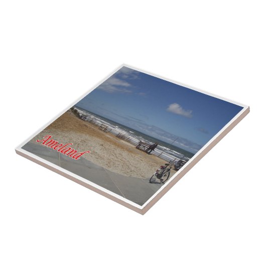 Carreau zNL016 AMELAND, îles Frise, Hollande, (Côté)