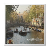 Carreau zNL017 AMSTERDAM canal navigable, (Devant)