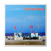 Carreau zNL022 Plage SCHIERMONNIKOOG, Iles frisonnes, (Devant)