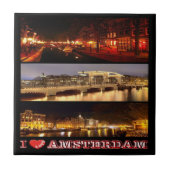 Carreau zNL024 AMSTERDAM "I Love" Pays-Bas, collage, (Devant)