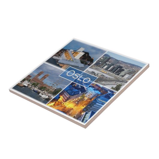 Carreau zNO011 OSLO, Norvège, Europe, (Côté)