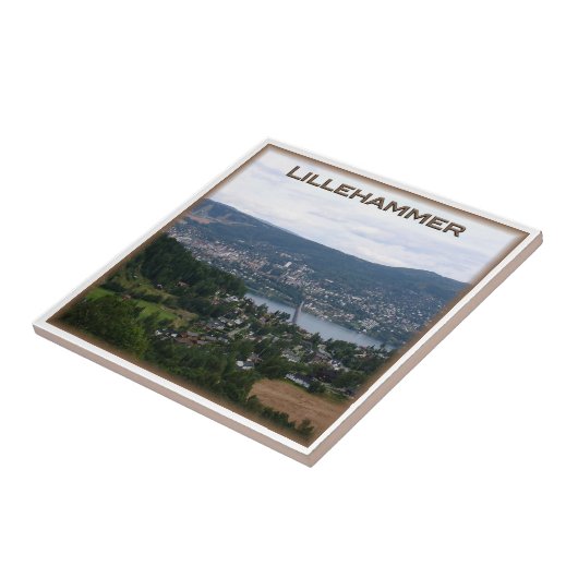 Carreau zNO023 LILLEHAMMER, Norvège, Europe, (Côté)