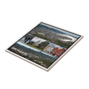 Carreau zNO043 BERGEN, Norvège, Europe,