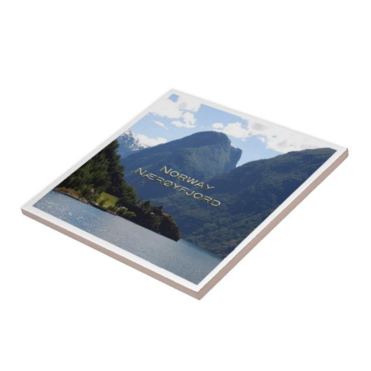 Carreau zNO059 NÆRØYFJORD panorama, Norvège, (Côté)