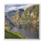 Carreau zNO062 AURLANDSFJORDEN d'Aurland, Norvège (Devant)
