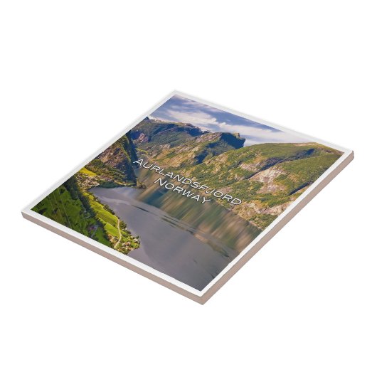 Carreau zNO062 AURLANDSFJORDEN d'Aurland, Norvège (Côté)
