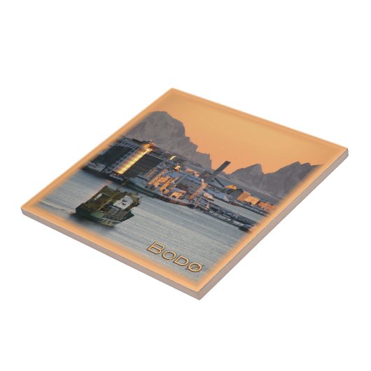 Carreau zNO077 Marina BODØ, Norvège, Europe, (Côté)