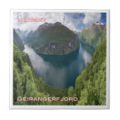 Carreau zNO121 GEIRANGERFJORD panorama, Norvège, (Devant)