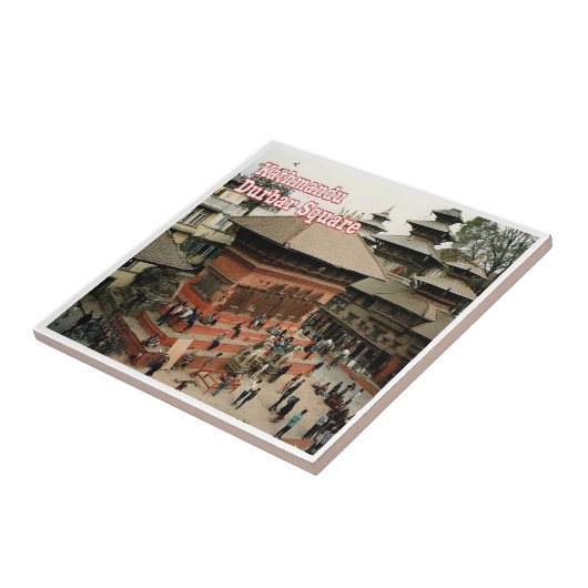 Carreau zNP003 Durbar Carré KATHMANDU, Népal Asie, (Côté)