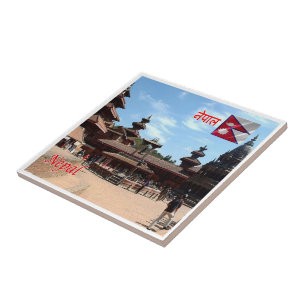 Carreau zNP010 TEMPLES PATAN, Népal, Asie,