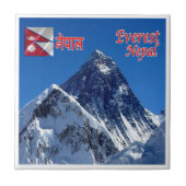 Carreau zNP011 MOUNT EVEREST, Népal, Asie, (Devant)