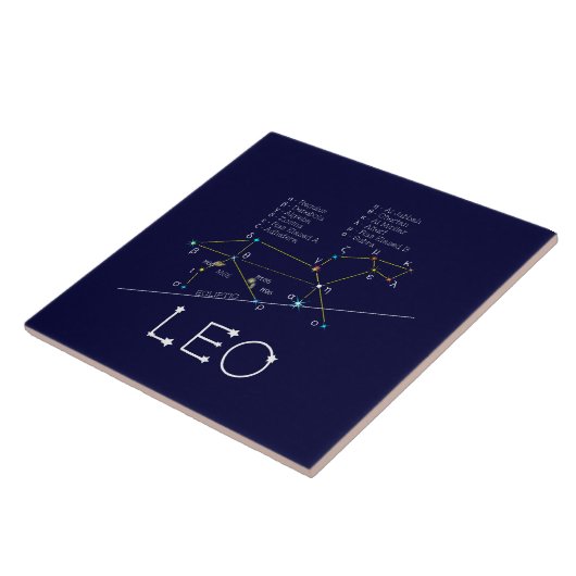 Carreau Zodiac Constellation Leo (Côté)
