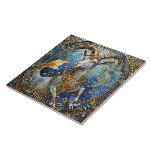 Carreau Zodiaque - Capricorne Chèvre de mer (Côté)