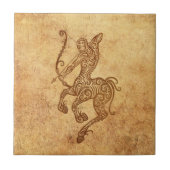 Carreau Zodiaque de Sagittaire âgé par cru (Devant)