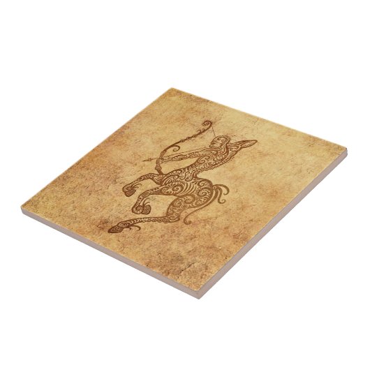 Carreau Zodiaque de Sagittaire âgé par cru (Côté)