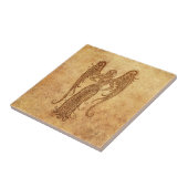 Carreau Zodiaque de Vierge âgé par cru (Côté)