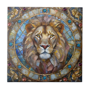 Carreau Zodiaque - Lion le Lion