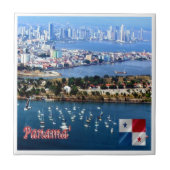 Carreau zPA008 PANAMA, Vue aérienne, Amérique, (Devant)