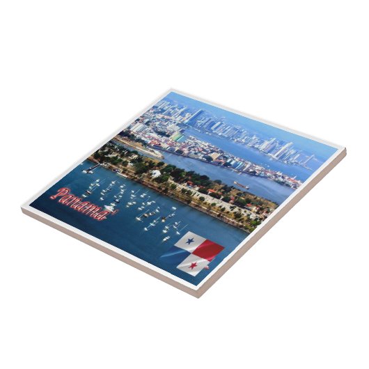 Carreau zPA008 PANAMA, Vue aérienne, Amérique, (Côté)