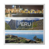 Carreau zPE007 PERU, Mosaïque, Amérique, (Devant)