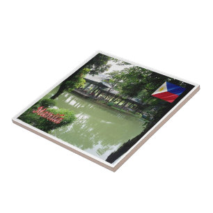 Carreau zPH007 Jardin chinois de MANILA Philippines