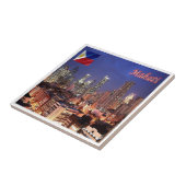 Carreau zPH009 MAKATI, City By Night, Philippines, (Côté)