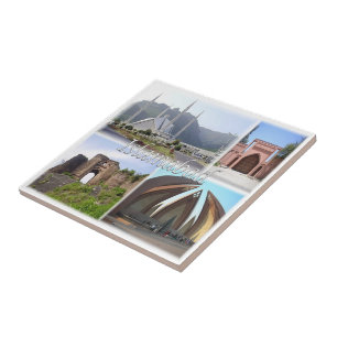 Carreau zPK013 mosaïque de ISLAMABAD, Pakistan, Asie,