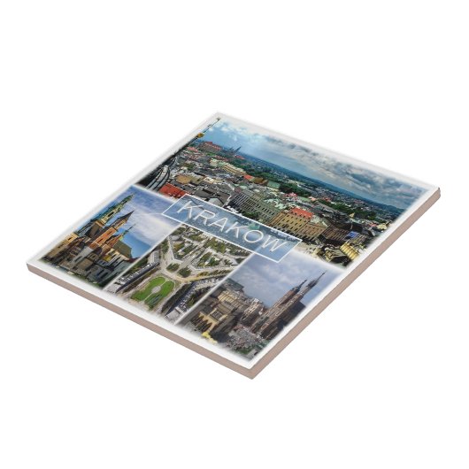 Carreau zPL003 KRAKOW, Pologne, Europe, (Côté)